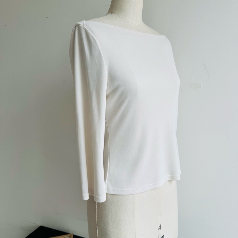 Guess 1996 boatneck off-white top💎pristine